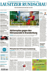 Titelseite Lausitzer Rundschau vom 05.07.2023